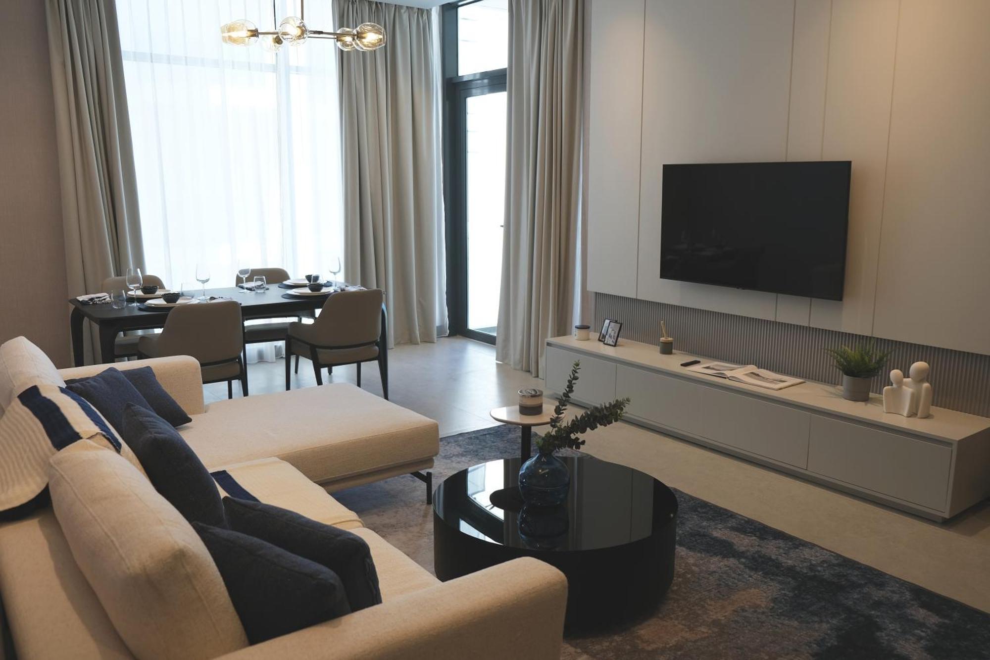 Charthouse Bahrain Ξενοδοχείο Μανάμα Εξωτερικό φωτογραφία A living room in a condominium